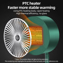 IPRee Portable Fast Heating Fan Heater 800W Electric Vertical Desktop PTC Small Portable Folding Telescopic Hot Air Blower