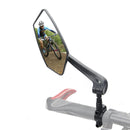 XANES DH005 Bicycle Left Rear View Mirror Wide Range High-Definition Rear View Mirror Cycling Adjustable Bike Mirror for E-bike Scooter Motorcycle