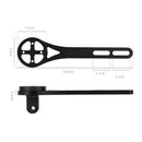 LAOTIE Bicycle Computer Holder Aluminum Alloy Bike Sports Camera Speedometer Mount for MTB Integrated Handlebar
