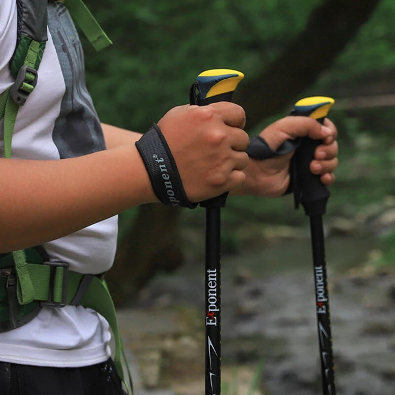 IPRee Adjustable Length Alloy Trekking Pole, High-Strength Hiking Accessory for Women and Men, Camping, Walking Sticks