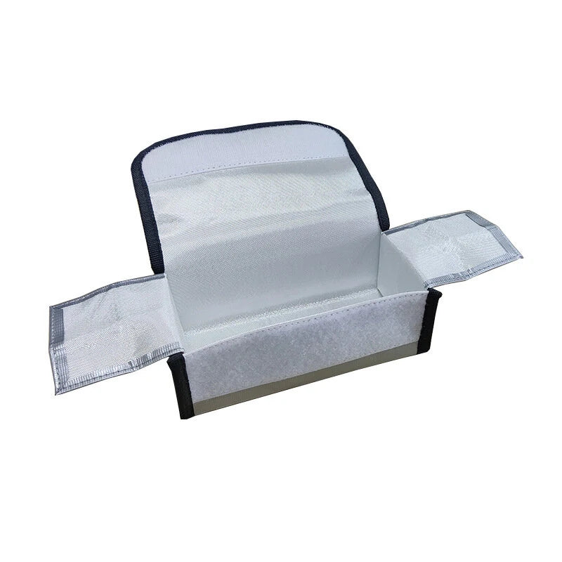 Portable Fireproof Explosion-proof Lipo Battery Safety Carry Bag Storage Bag Fire Resistant 185*75*60mm