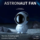 Personal Mini Fan Astronaut Leafless Fan Cute Spaceman Ornament USB Rechargeable Quiet Handheld Fan Portable Cordless Fan for Travel Outdoor