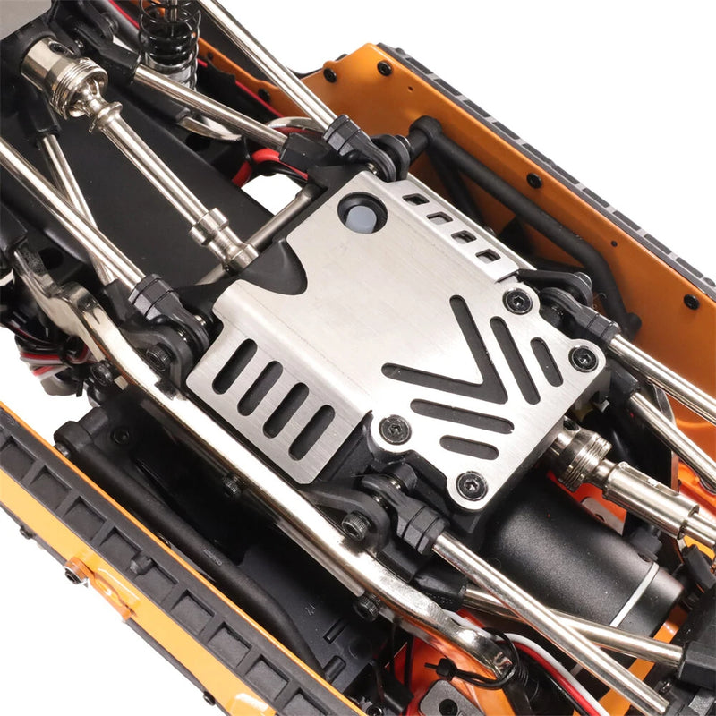 Upgrated Metal Accessories 304 Chassis Armor Kit for MJX 1/12 H12Y H12Y+ RC Car Vehicle Models Spare Parts