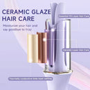 28mm Professional Automatic Ceramic Curling Iron 3 Temperature Settings 5-Second Preheat Anti-Scald Design Automatic Rotating Curling Iron EU Plug