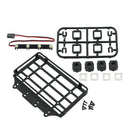 Upgraded Metal Luggage Rack with Light For MN82 1/12 RC Spare Parts