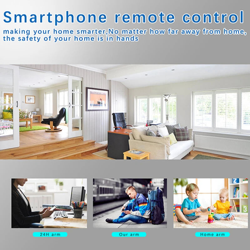 ZX-SN11 Tuya WiFi Alarm Siren 433Mhz 110db Loud Wireless Security System Mobile App Control Smart Security Modes Anti-theft Horn