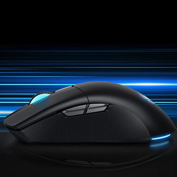 HECATEG4MPRO RGB Wireless Mouse Tri-mode Flash Speed PAW3395 Bluetooth 2.4G Type-C Macro 26K DPI 500mAh for PC Notebook Office FPS Gaming