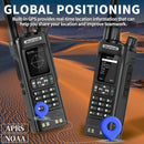 Baofeng DM-32UV 8W Power DMR Digital Analog Walkie Talkie 2.0" TFT GPS APRS 4000 Channels NOAA VOXs Type-C Two Way Radio With Earphones