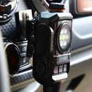 SenHaiX Portable Walkie Talkie Handheld Microphone with SOS Flashlight C-interface K-interface Connector Suitable for SenHaiX GT-12 HAM Radio