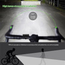 BIKIGHT Bicycle Headlight 1000 Lumen USB C Rechargeable 4-LED Front Light with Digital Display MTB Lamp for Night Riding