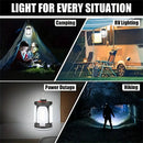 IPRee LED Solar Charging Outdoor Camping Light Hanging Folding Tent Light Multifunctional Household Strong Light Emergency Lighting