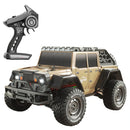 SCY 16104 1/16 2.4G 4WD RC Car Led Headlights High Speed Off Road Desert Truck Vehicle Models