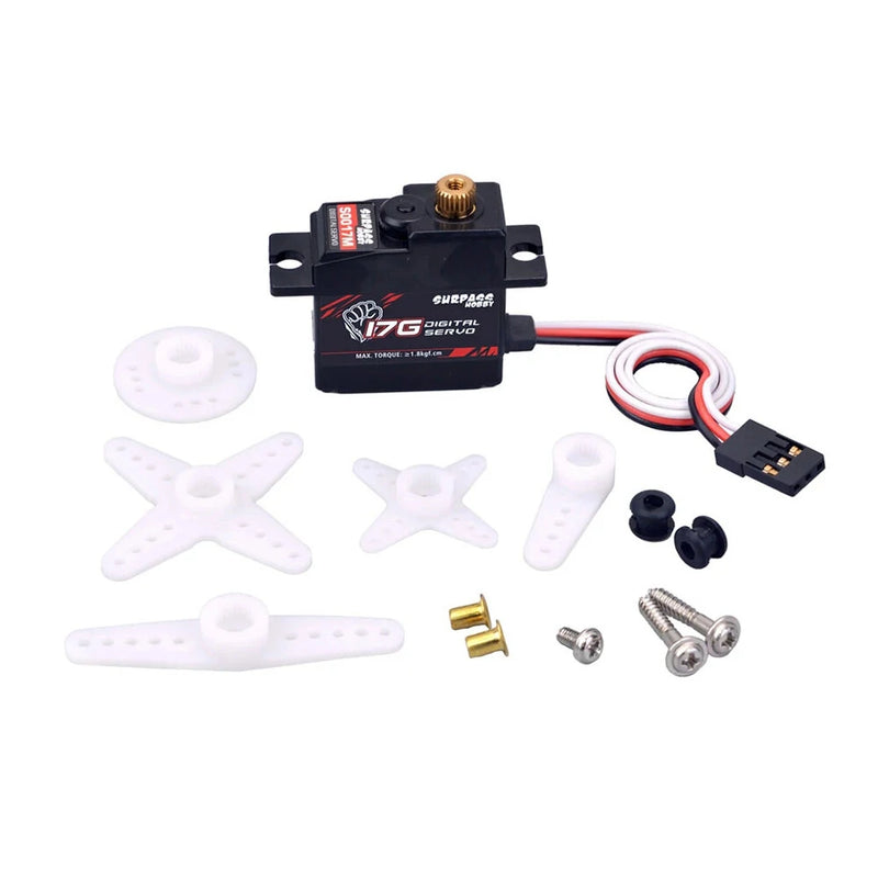 Surpass-Hobby S0017M 17G Metal Tooth Digital Steering Gear Servo For Wing Ducted Aircraft Model Ship Toy Car Lot Home Intelligent Robot