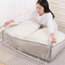 4PCS Large Capacity Under Bed Storage Bags Containers Space Saving Clothes Blanket Organizer Foldable Underbed Storages Bins