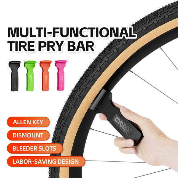 CYCLAMI CYC-QT2 Quick Bicycle Tyre Opener Tool Portable Lightweight Bike Wheel Pry Removal Multifunctional Lever Stick