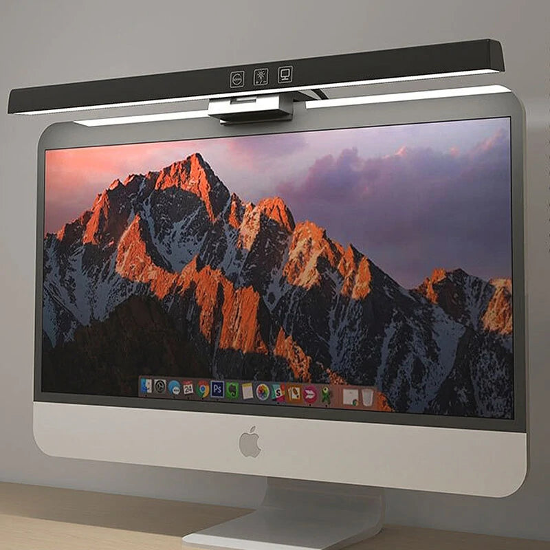 Computer Monitor LED Light Bar USB Screen Hanging Lamp Dimmable Touch Control Non Glare for Office Home PC Reading Desk Lamp