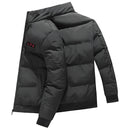 TENGOO HJ-07A Heating Jacket 7 Heated Areas Coat Jacket Three-speed Temperature Control Heated Windbreaker Thermal High Neck Coat for Winter Outdoor Sport