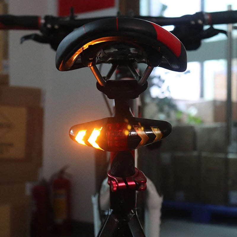 Wireless Rear Lamp Smart Bike Taillight Remote Turn Signal Lights Bicycle LED Taillight Easily Installation Personal Bicycle Part