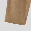 INCERUN Men Jumpsuits Corduroy double-breasted Suit Collar Long-sleeved Casual One-piece Suit for Men with Side Pockets