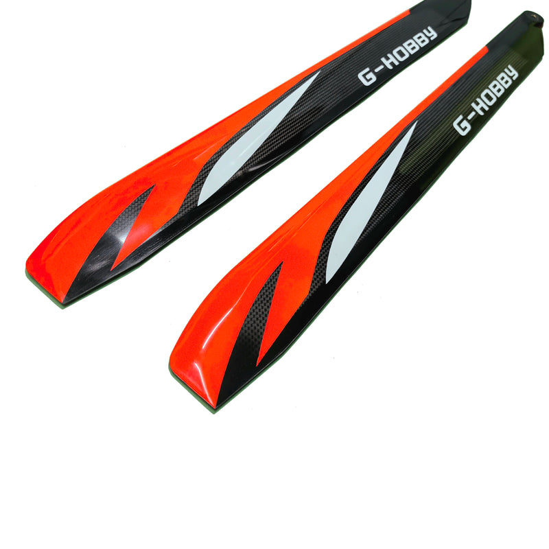 1 Pair G-HOBBY 690mm / 700mm Carbon Fiber Main Rotor Blade Spare Parts for Trex 700 SAB700 X7 RC Helicopter