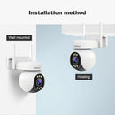 Srihome SH051 4MP HD Dual Band WiFi Security Camera 5X Optical Zoom PTZ IP Cam Auto Tracking Color Night Vision Two-way Audio IP65 Waterproof Outdoors CCTV Baby Monitor Cameras