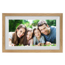 Frameo 15.6 Inch HD Touch Screen Digital Touch Screen Photo Frame 1920x1080P IPS High Definition Dispaly Electronic Photo Frame with 32GB Memory Auto-Rotate Portrait and Landscape