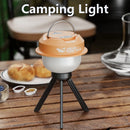 Smiling Shark Camping Light, Super Bright Rechargeable Tent Light Tripod Avainable Portable Multifunctional Lanterns LED Outdoor Emergency Lights