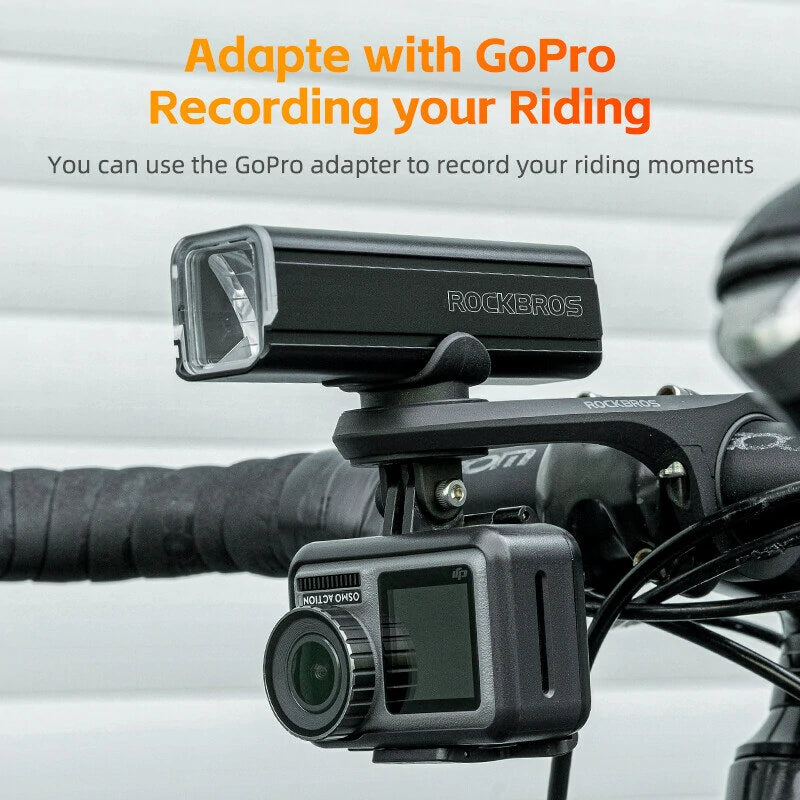 ROCKBROS Bike Mount Multifunctional Handlebar Waterproof Ultralight Cycling Stand Speedometer Camera Extension Stand