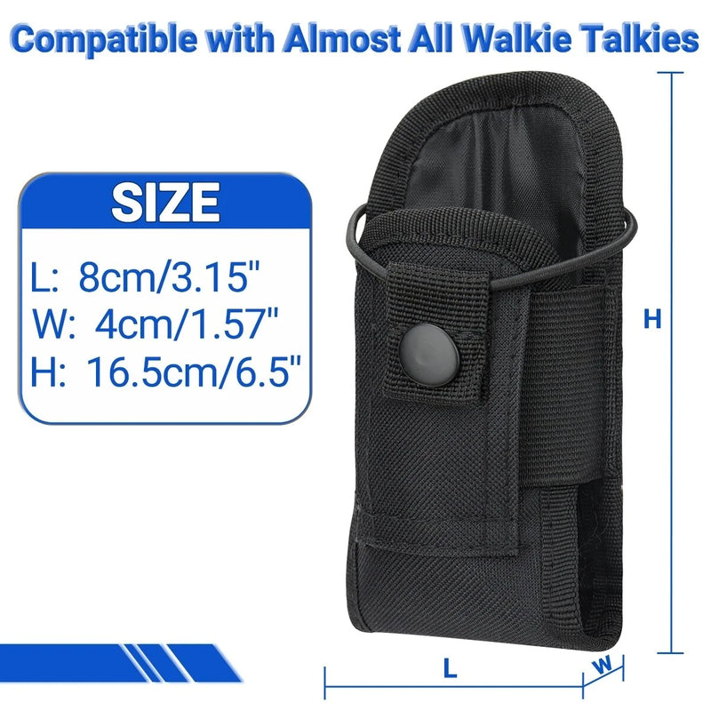 MSC-20H Tactical Walkie Talkie Pouch Radio Pouch Holder Pocket Portable Outdoor Sports Waist Bag Interphone Holster