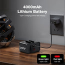 LAOTIE BU08 Wireless Remote Hoisting Bicycle Headlight 1530 Lumens Lifting Front Head Lamp 4000mAh USB Rechargeable Aluminum Alloy for Road MTB Mountain Bike