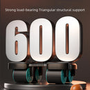 KALOAD 4 Wheel Smart Abdominal Exerciser with Phone Holder 6 Elbow Support Intelligent Brakes Automatic Rebound Antislip Home Gym Fitness Equipment for Exercise Abs