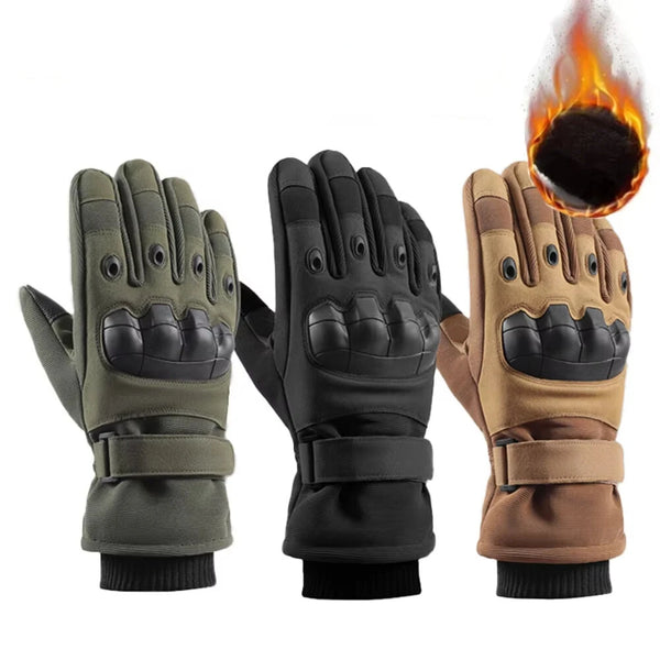XANES Winter Warm Thermal Tactical Gloves Hunting Protective Gear Full Finger Military Combat Touch Screen Outdoor Cycling Skiing Hiking