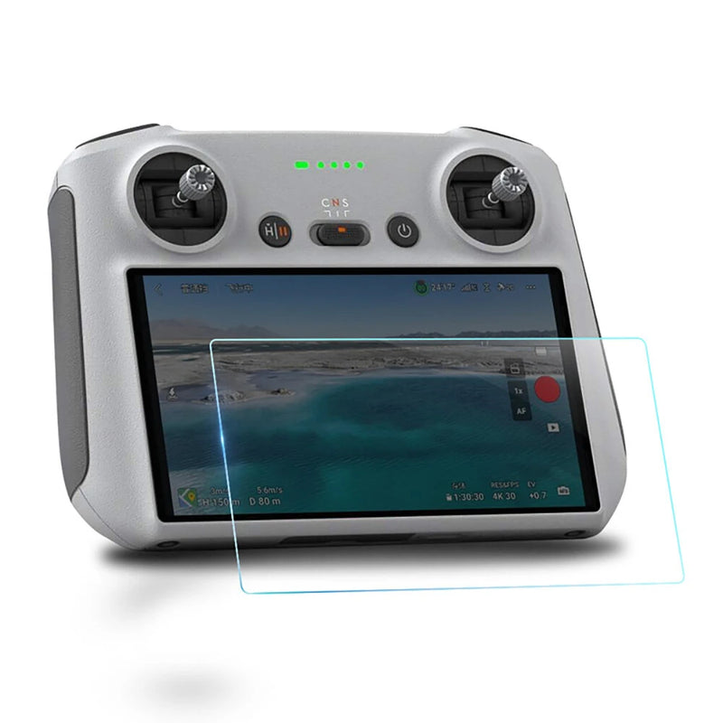 BRDRC RC / RC2 Remote Control Tempered Glass Protective HD AR Screen Enhancing Film Anti-Reflective Slim for DJI Mini 4 PRO / Mini 3 Controller