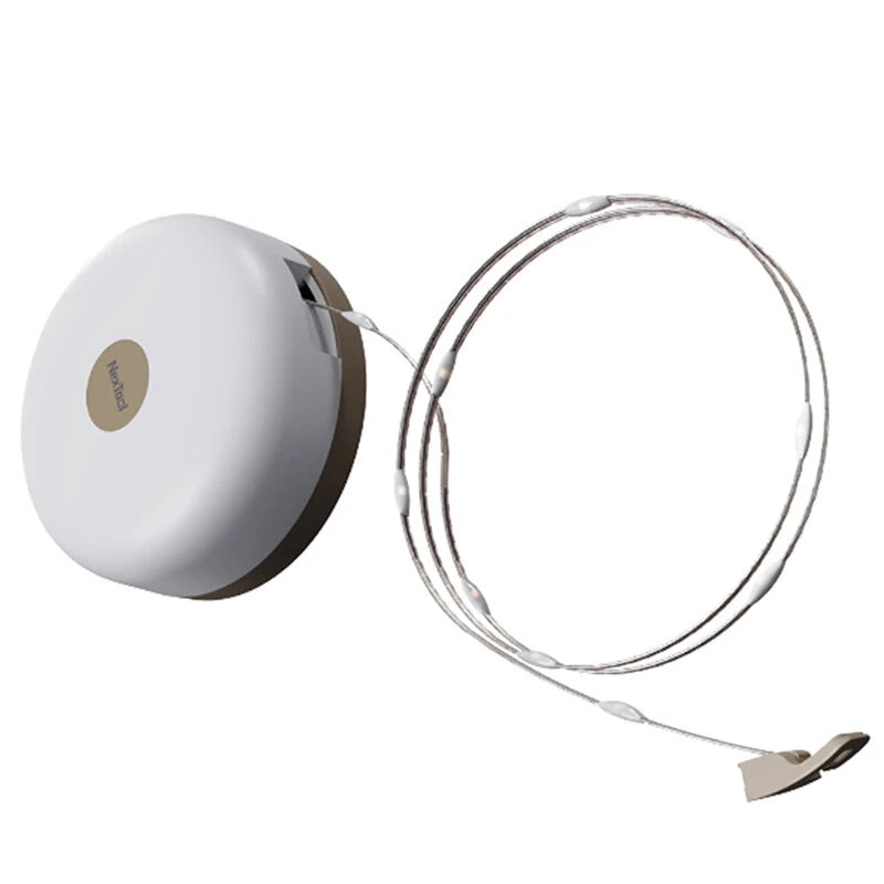 Nextool 2 in 1 Outdoor Camping Lights 7 Lighting Modes 12 Meters 20S Recovery Curly Camping Fairy Lights, IP67 Waterproof, Usb Charge, With Music And APP Smart Control RGB Ambient Light Strip For Tent, Camping, Garden, Interior Decoration