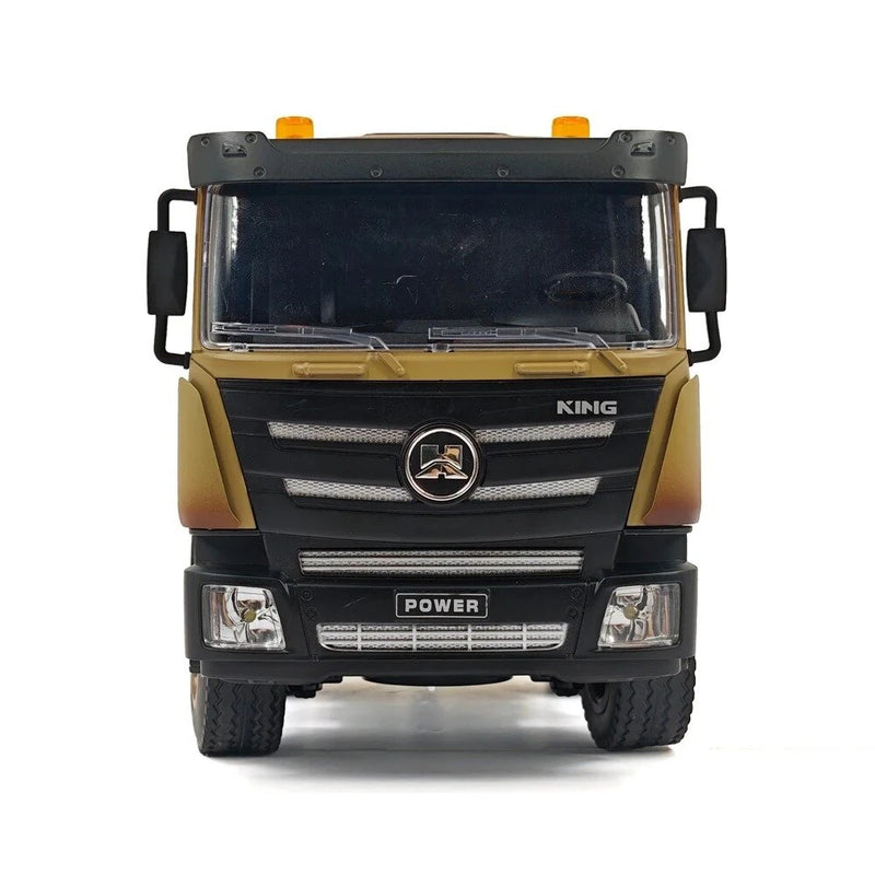 HUINA 1318 1/18 9CH RC Car Flatbed Trailer Simulation Engineering Remote Control Vehicle Electric Toy Model