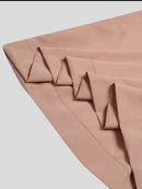 Men Solid  Front Zipper Round Neck Short Sleeve Casual Robe Shirts