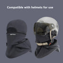 DEFATUS Full Face Mask Head Cover Two-Layer Hat Design Warm Winter Helmet Liner Windproof Fishing Skiing Hiking Cycling Headgear