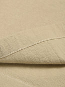 Mens Solid Lace-Up Neck 100%Cotton Long Sleeve T-Shirt