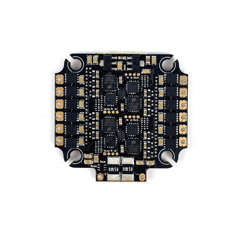 25.5x25.5mm DarwinFPV F411 Flight Controller with 5V BEC 45A 3-6S ESC ELRS 2.4G Receiver AIO Compatible with CineApe35 FPV Racing Drone