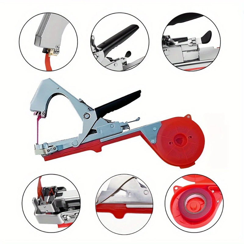 Plant Vine Binder Tape Machine Sets For Grapes Raspberries Tomatoes And Grape Vegetables With 20 Rolls Of Tape