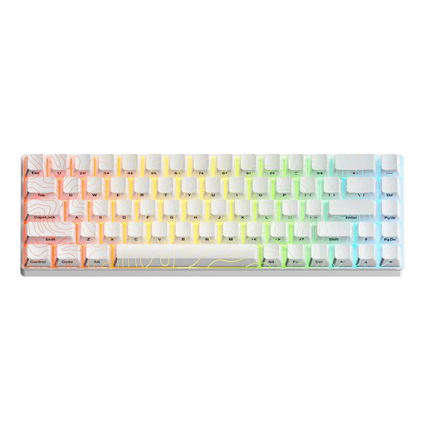 XVX HE68 Hall Effect Customized Wired Mechanical Keyboard Half-aluminum Magnetic Switch RGB Backlight Support 0.01mm Rapid Trigger 8K Polling Rate + 16K Scanning Rate 68% Gaming Keyboard