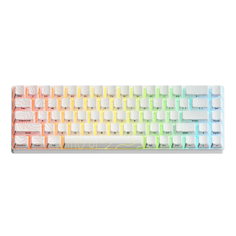 XVX HE68 Hall Effect Customized Wired Mechanical Keyboard Half-aluminum Magnetic Switch RGB Backlight Support 0.01mm Rapid Trigger 8K Polling Rate + 16K Scanning Rate 68% Gaming Keyboard