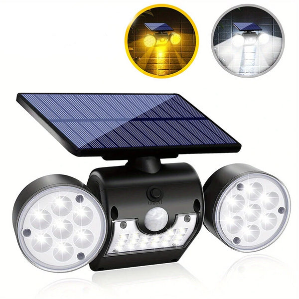 30 LED Motion Sensor Outdoor Solar Wall Lights Ultra Bright Rotatable Waterproof  For Outdoor Garden Landscape Street Lamp