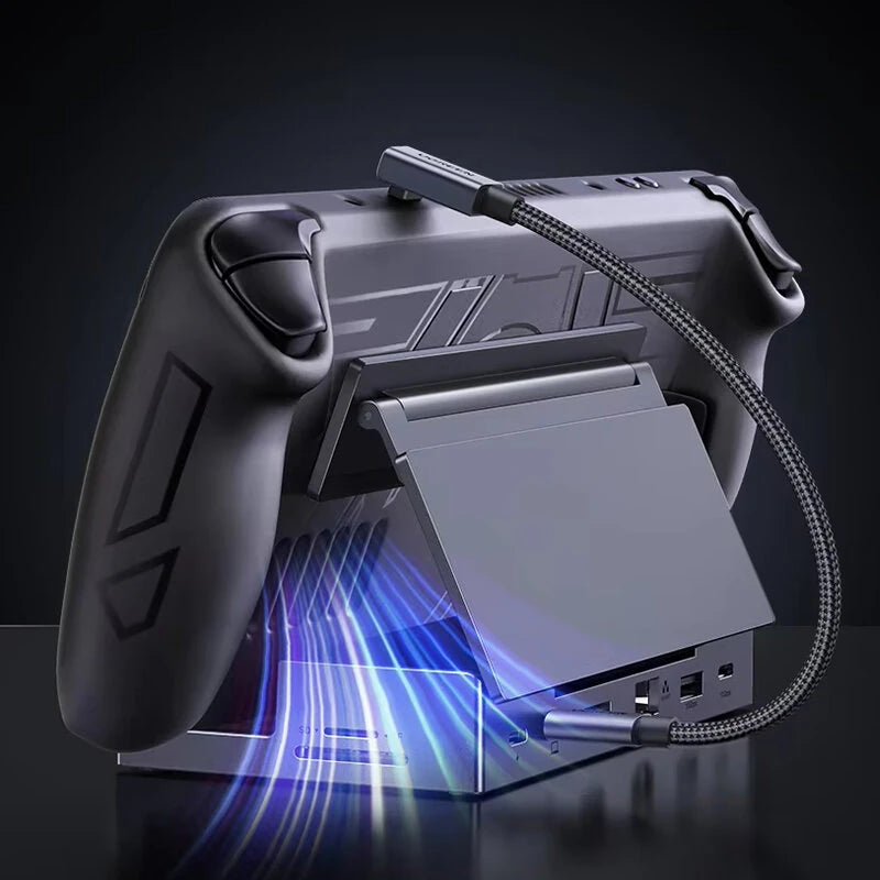 UGreen 9-in-1 Type-C Steam Deck Dock USB Adapter with USB2.0*2 / USB-C3.2 / USB-A 3.2 / PD100W Type-C / HD / RJ45 / SD / TF Card Reader Slot Multi-ports Hub Splitter Compatible with Steam Deck ROG Ally LEGION Go for iPhone 16 Pro/Pro Max