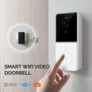 MoesHouse Tuya Smart WiFi Video Doorbell 1080P HD 140 Wide Angle Motion Detection 2-Way Audio IP65 Waterproof 5000mAh Battery Alexa Cloud SD Storage Wireless Chime Visual Door Bell