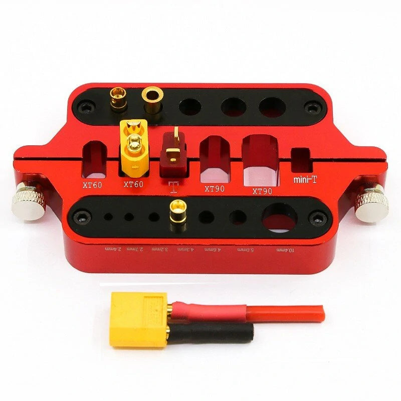 Alloy Universal Soldering Station for XT60 XT90 Mini T Deans Banana Connectors Plugs RC Hobby Tool for Battery ESC BEC
