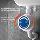 220V EU Plug Mini Instant Electric Water Heater Shower Set with Temperature Control Instant Hot Water Heater Shower Bathroom Faucet Water Heater 3500W Electric Water Heater Tankless Instant Heater