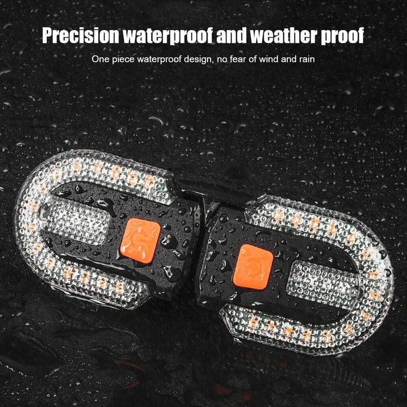 Bicycle Turn Signal Light Wireless Remote Control Bike Taillight USB Rechargeable Bicycle Front Rear Light LED Bike Warning Lamp