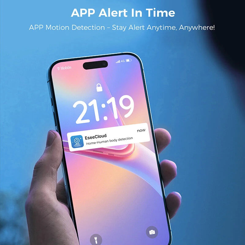 Hiseeu TZ-HBY08 8MP Wireless Security Camera 4K Ultra HD Indoor Outdoor Color Night Vision 2-Way Audio WiFi Home Surveillance Cameras