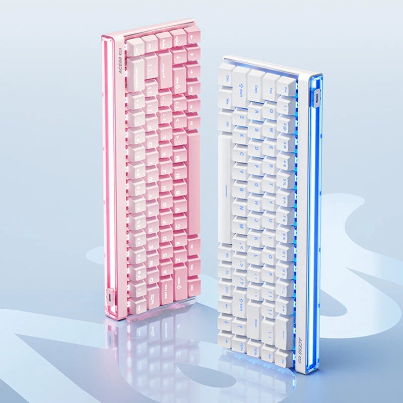 MCHOSE Ace 68 Air Magnetic Switch Mechanical Keyboard with RGB Light Box 8K Polling Rate 256K Scan Rate 0.08ms Latency Adaptive Calibration Wired Gaming Keyboards